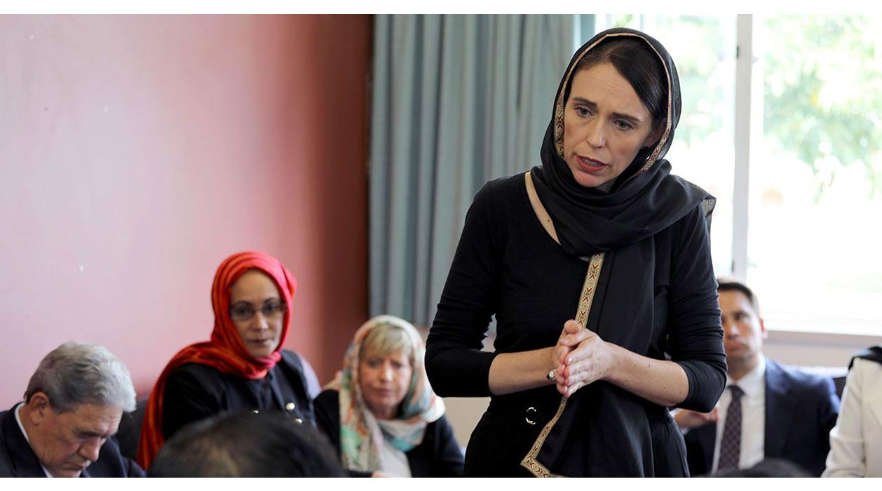 Jacinda Ardern visited the Islamic community to show her empathy