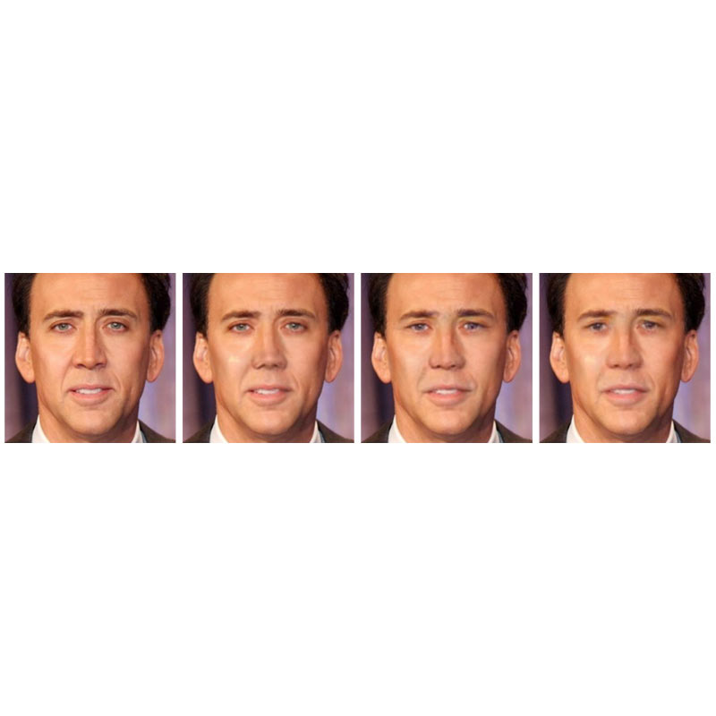 Nicolas Cage - face de-identification