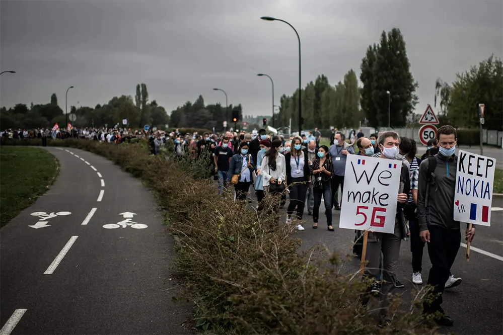 Nokia protest