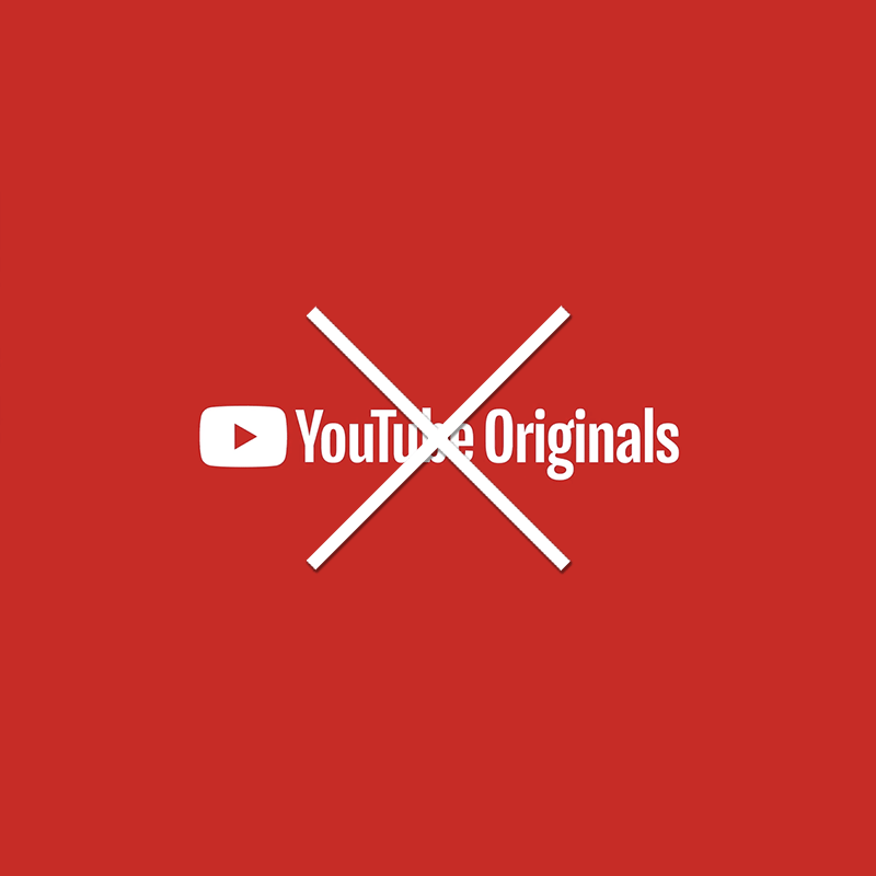 No more YouTube Originals