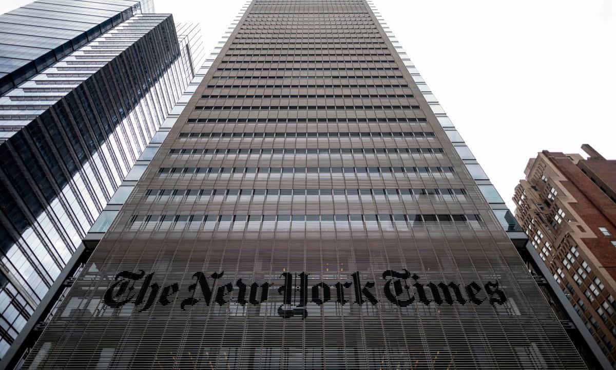 The New York Times office