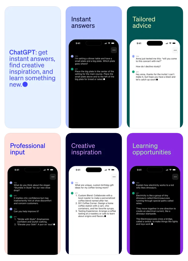 OpenAI ChatGPT iOS