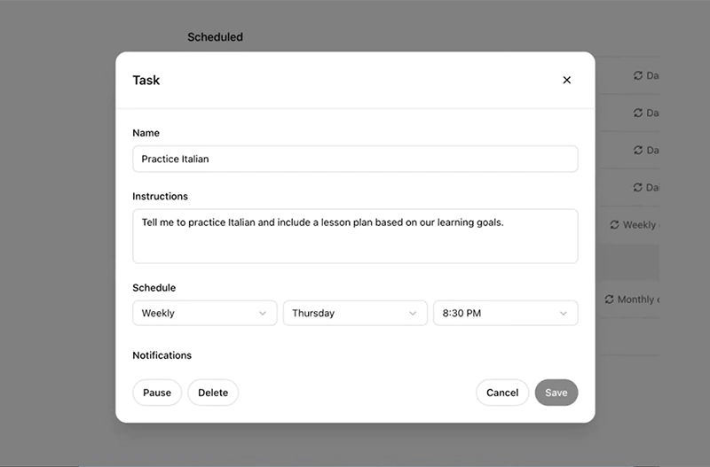 ChatGPT Task