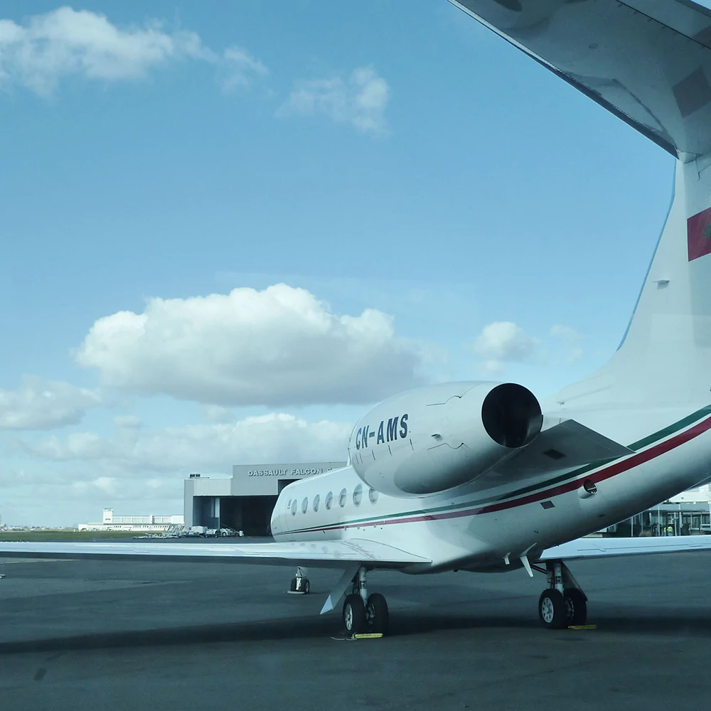 Paris-Le Bourget Airport in France