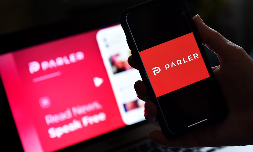 Parler has been banned from using the services of Apple, Google and Amazon.