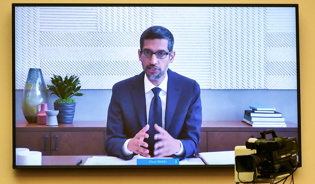 Google CEO Sundar Pichai testifies before the House Judiciary Subcommittee on Antitrust, Commercial and Administrative Law