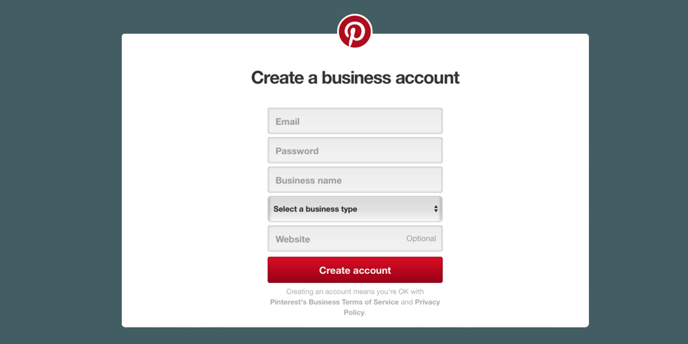 Pinterest Business Account