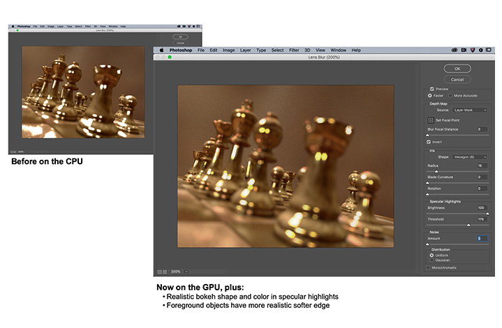 Photoshop Lens Blur improvements