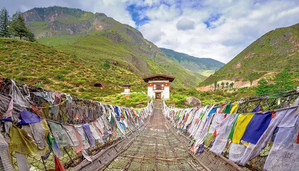 The Punakha Suspension Bridge
