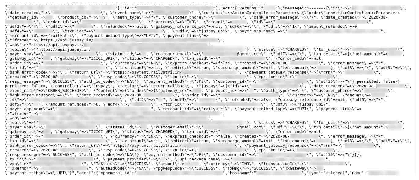RailYatri - database leak