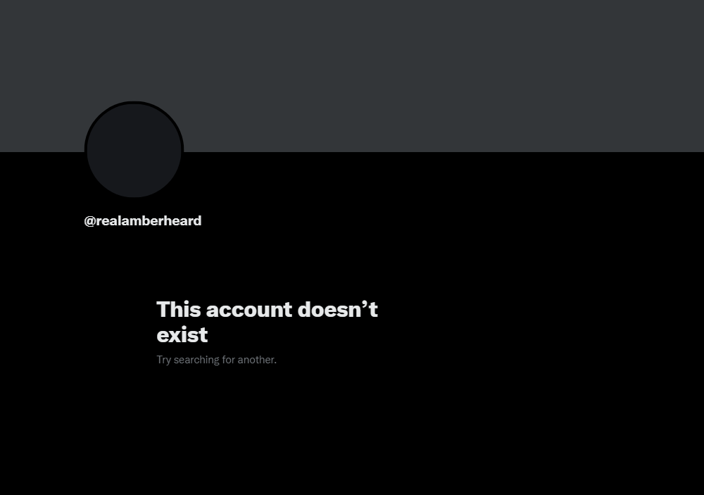 Amber Heard suddenly disappeared from Twitter