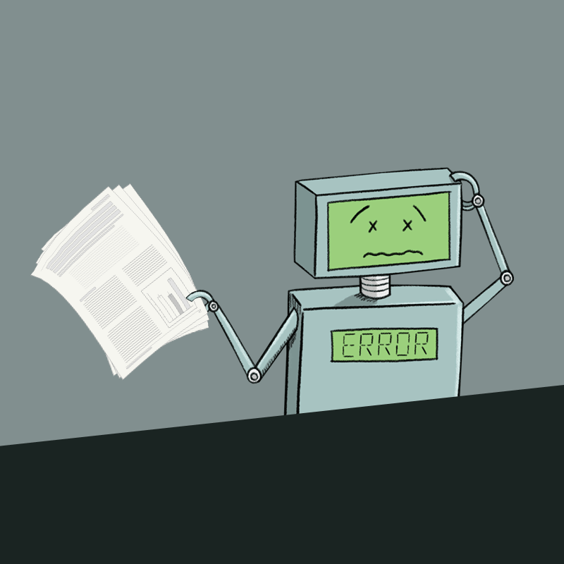 Robots research paper error