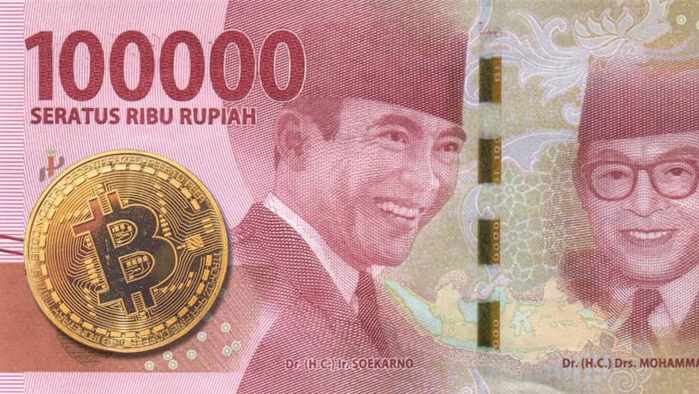 Rp 100,000, Bitcoin