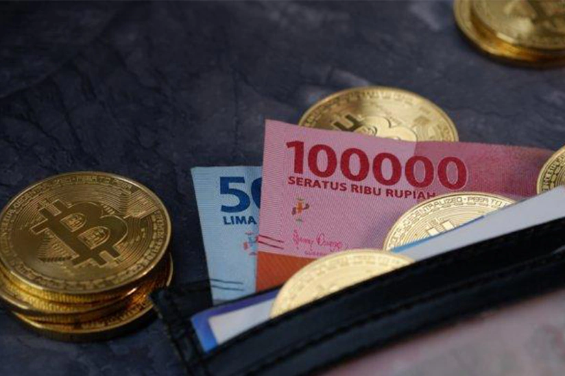 Rupiah, Bitcoin