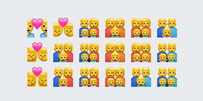 same-sex emojis