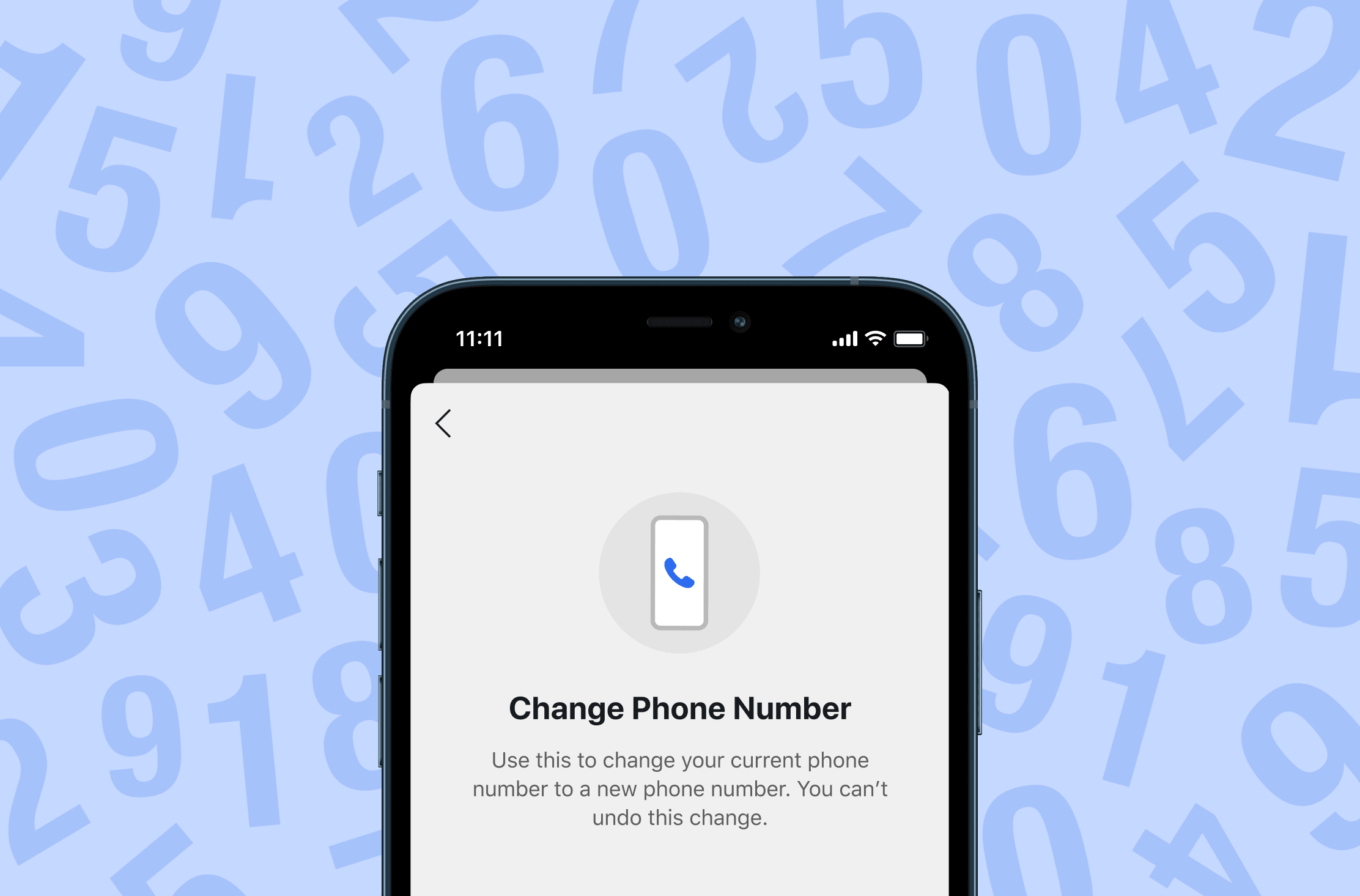 Signal, change phone number