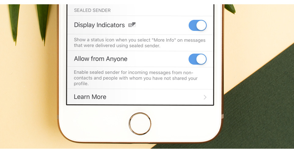 Signal - Sealed Sender