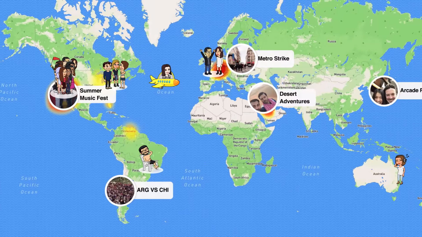 Snapchat Introduces 'Snap Map' To Show Where Friends Are And What They