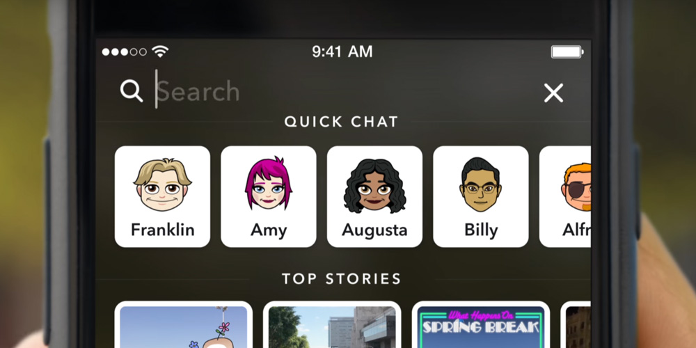 Snapchat - Stories Search
