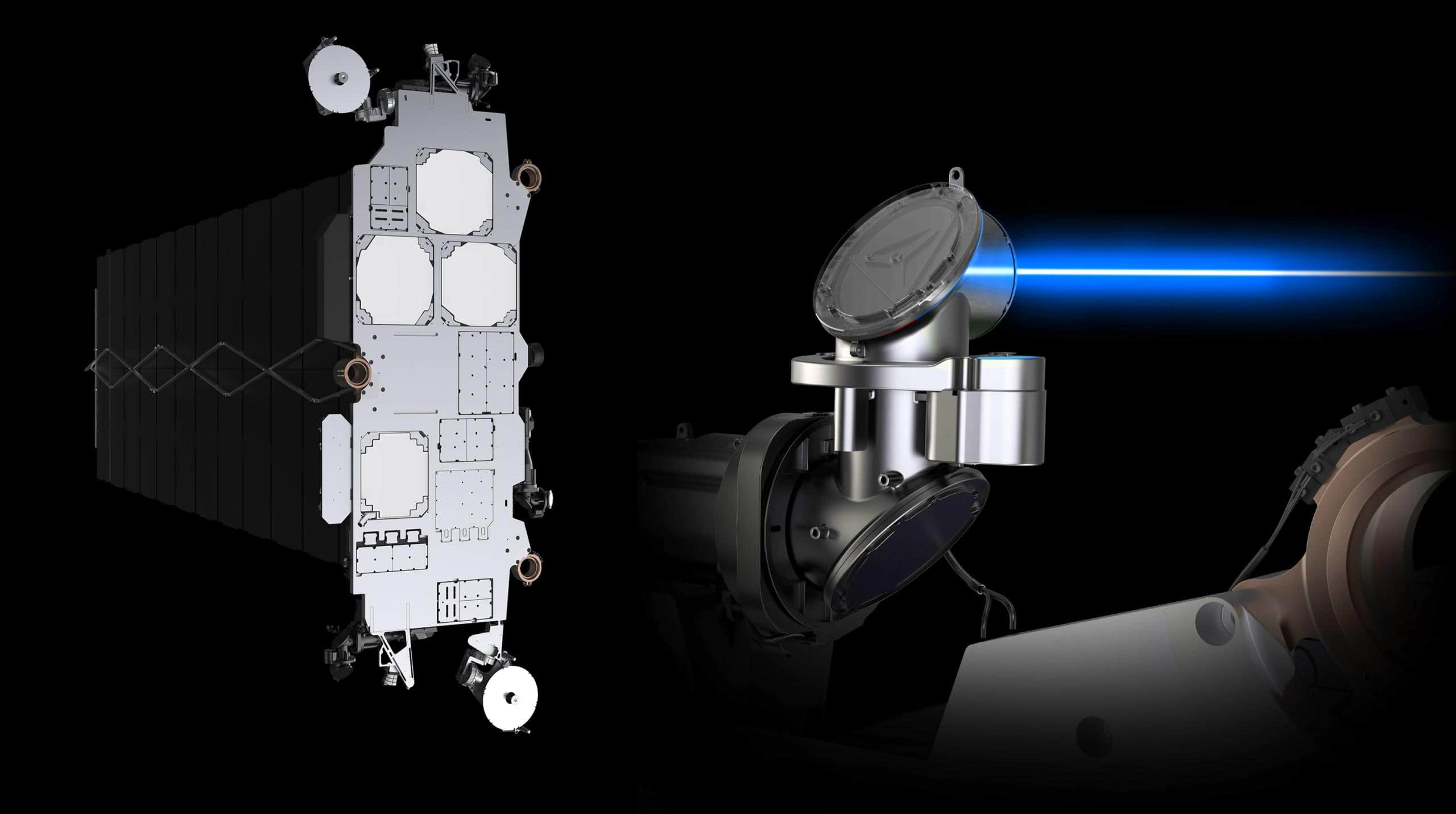 Each Starlink satellite has several laser link terminals that allow the constellation to create a mesh network in space and reach even the remotest users.