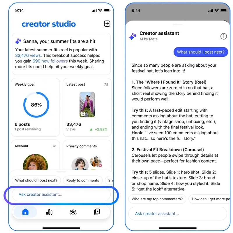 Facebook Creator Studio