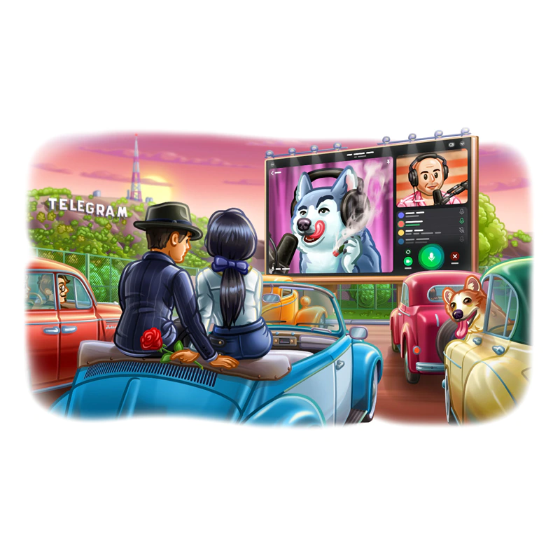 Telegram app update with Group Video Calls 2.0