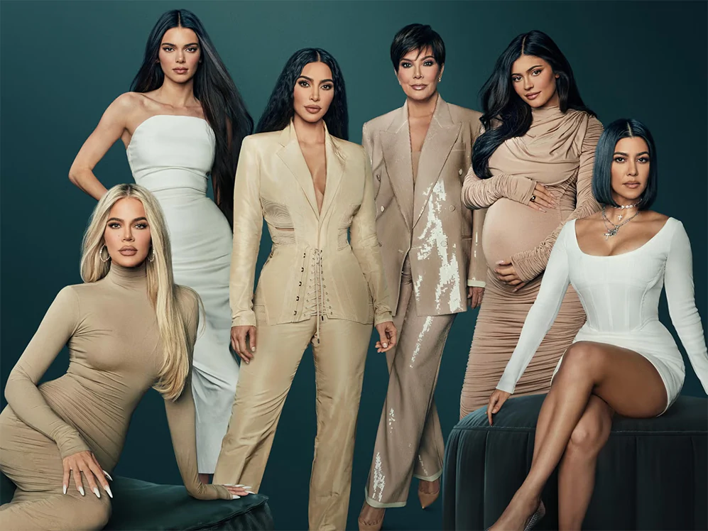 The women in The Kardashians family
