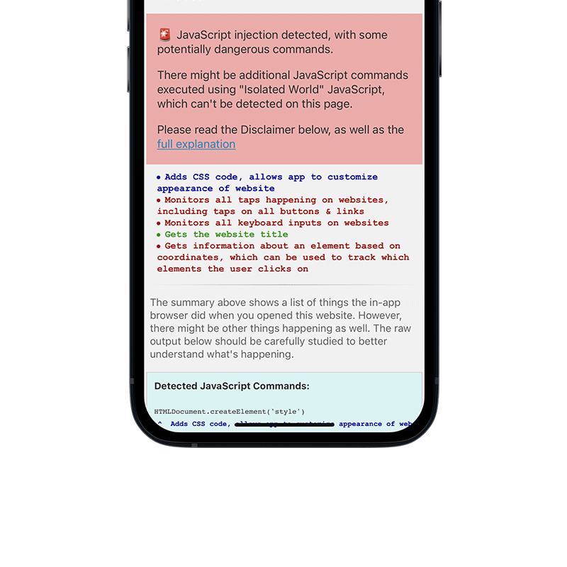TikTok in-app browser tracks users