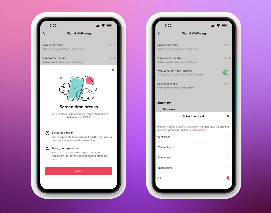 TikTok, well-being