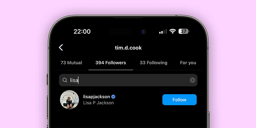Fake Tim Cook, Instagram.