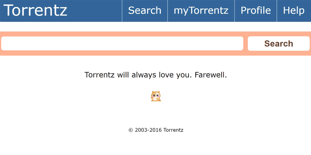 Farewell from Torrentz