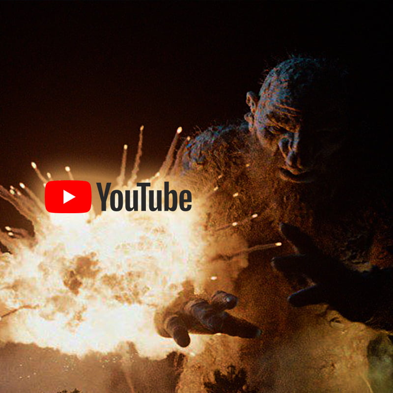 Troll film 2022, YouTube