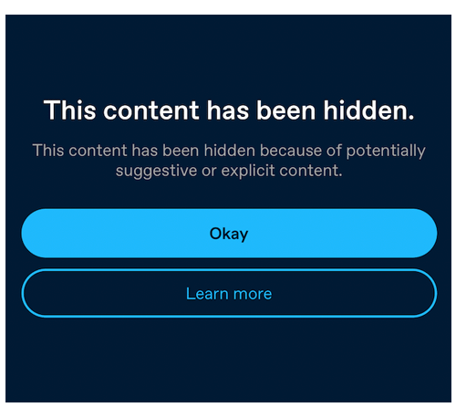 Tumblr censor