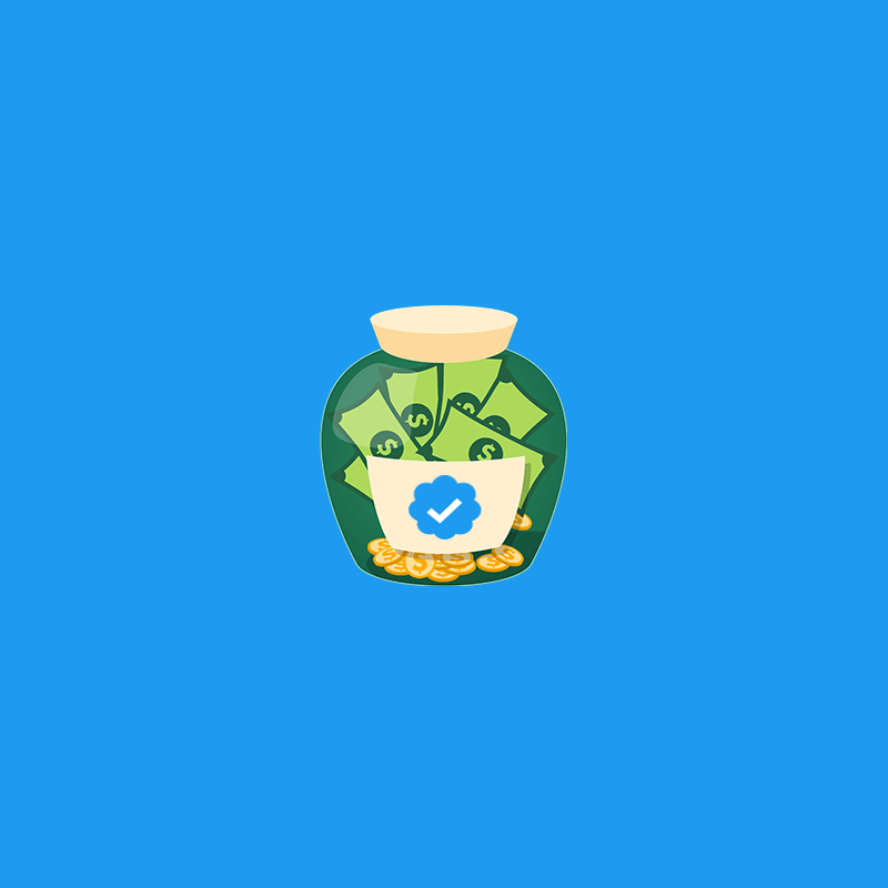Twitter money jar