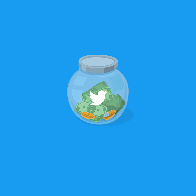 Twitter, tip jar