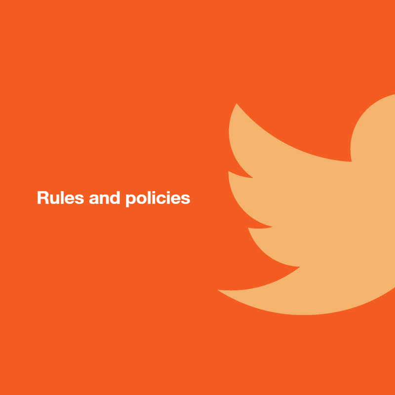 Twitter rules