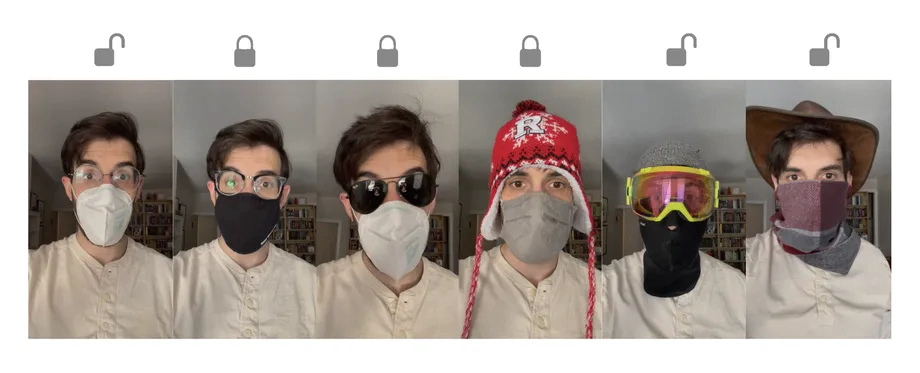 Face ID with masks
