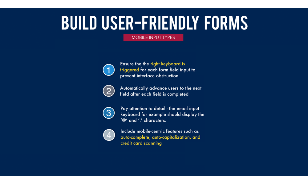 User-friendly forms