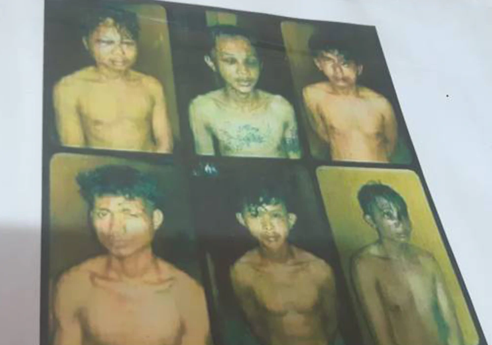 Photos of the killers, as first suspected and revealed to the media by the police