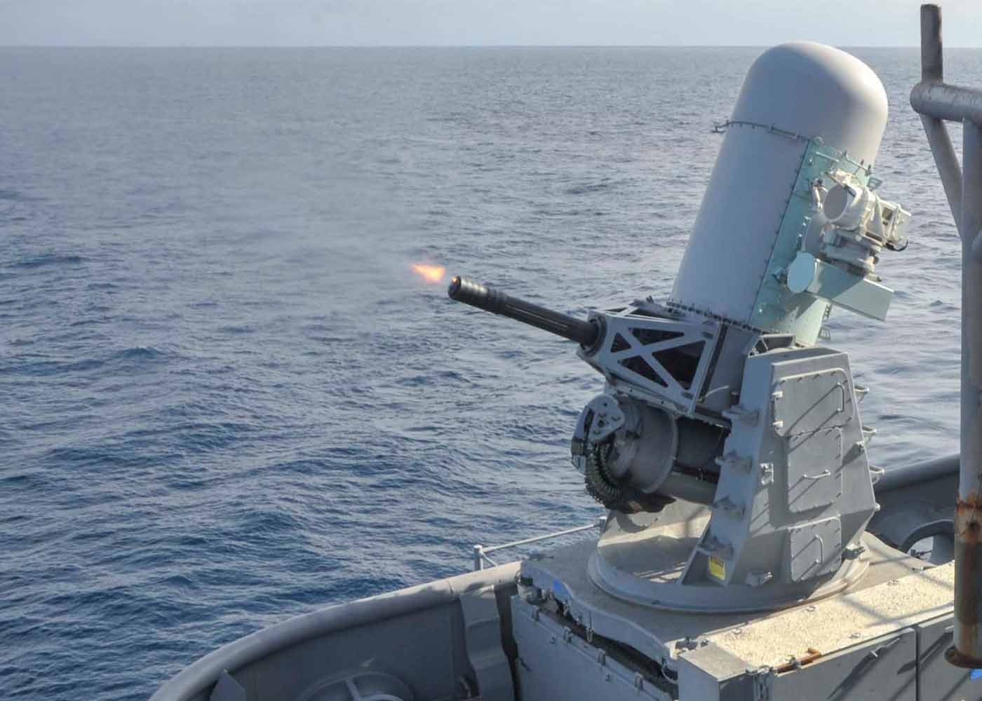 Phalanx CIWS radar-guided Vulcan cannon