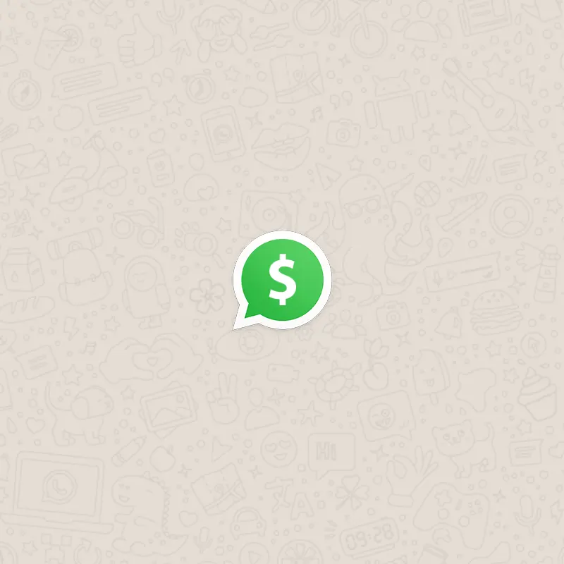 WhatsApp dollar sign