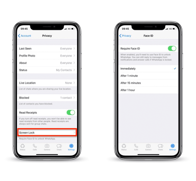 WhatsApp Smart Lock