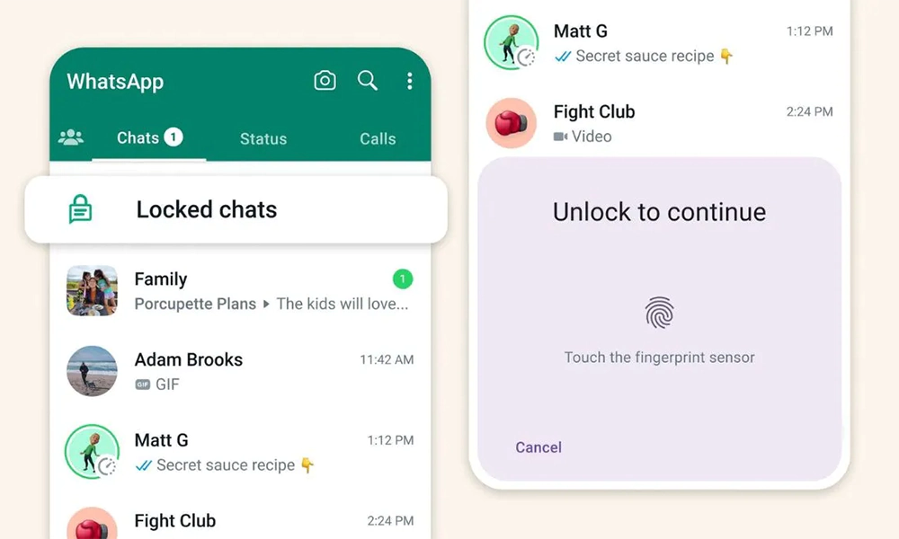 Locked Chats.