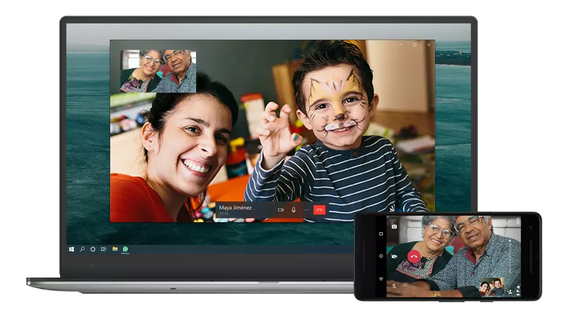 WhatsApp Web, audio and video call