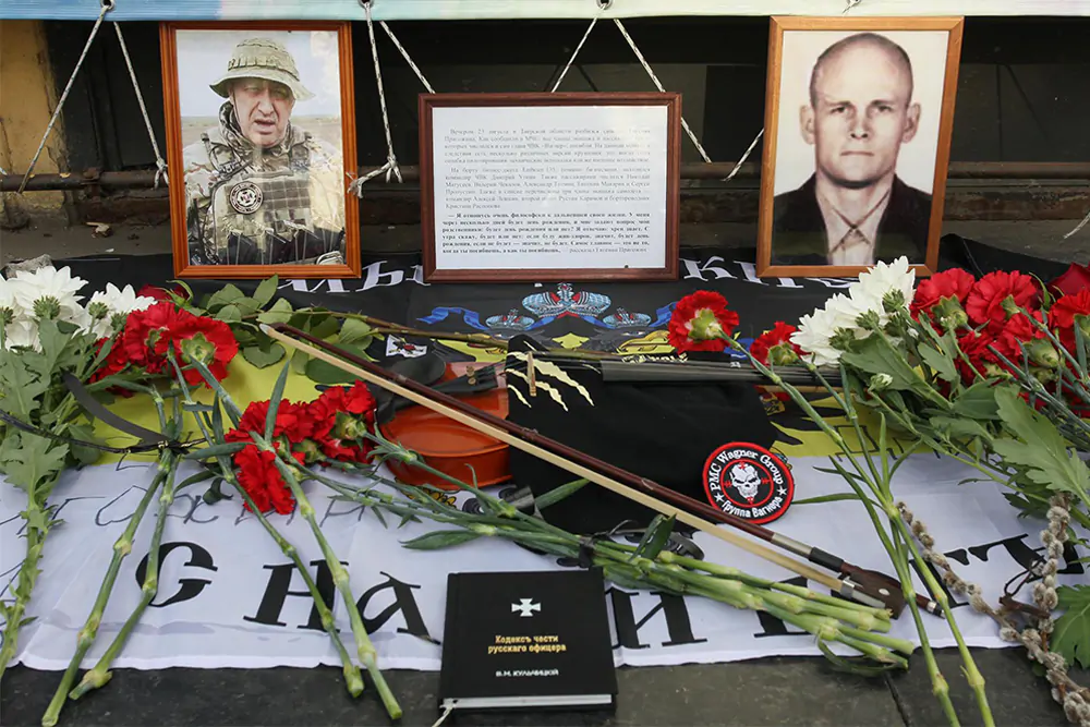 Yevgeny Prigozhin and Dmitry Utkin