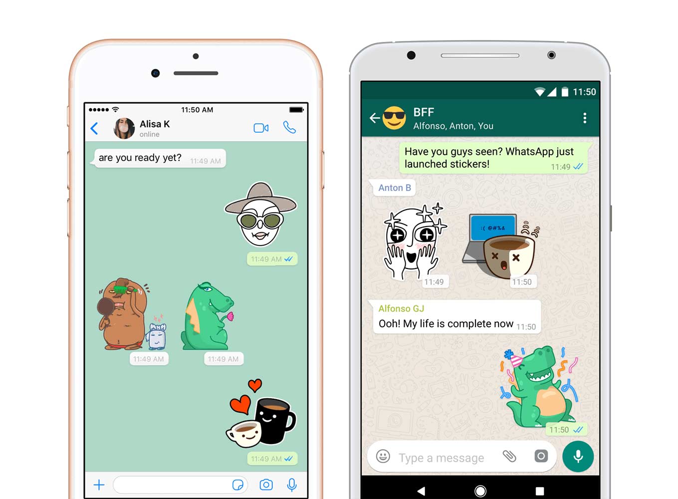 Whatsapp Introduces Stickers Late