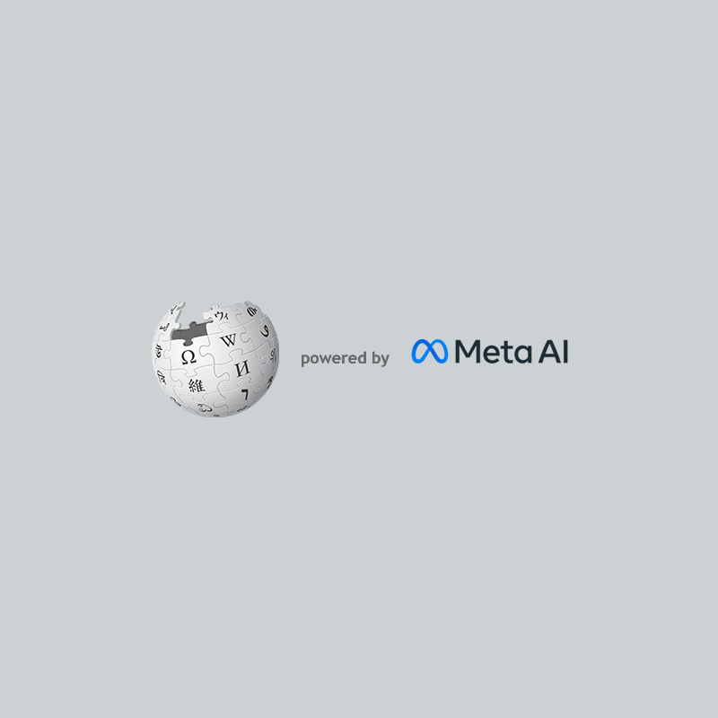 Wikipedia powered by Meta AI