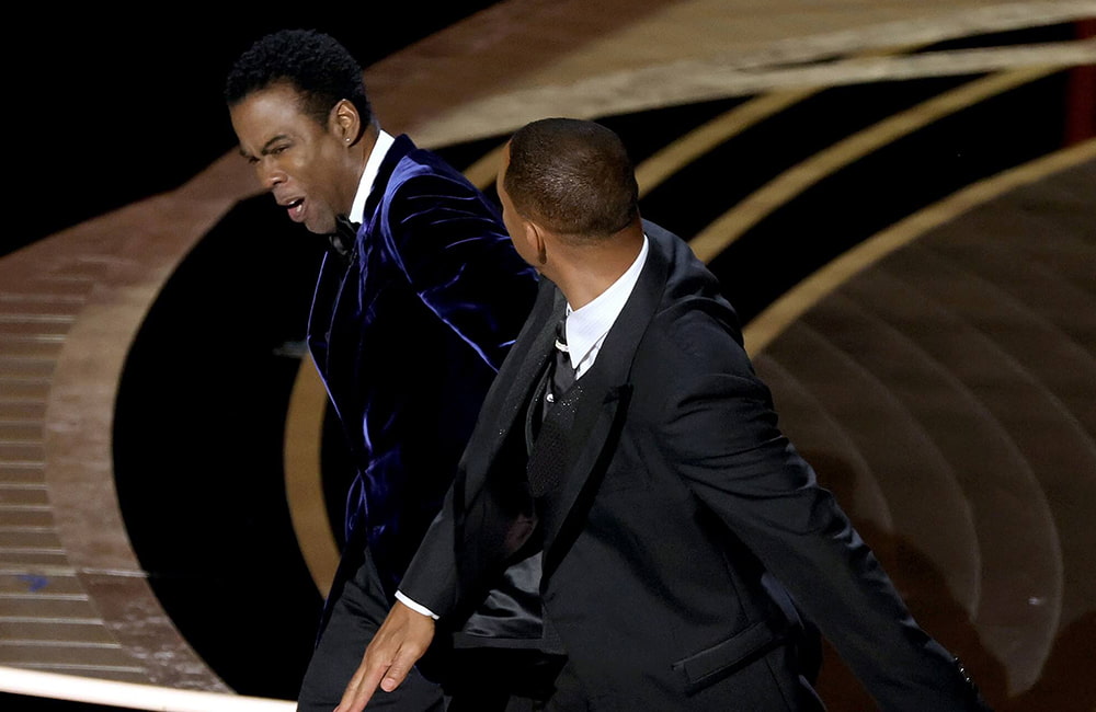 Will Smith slaps Chris Rock