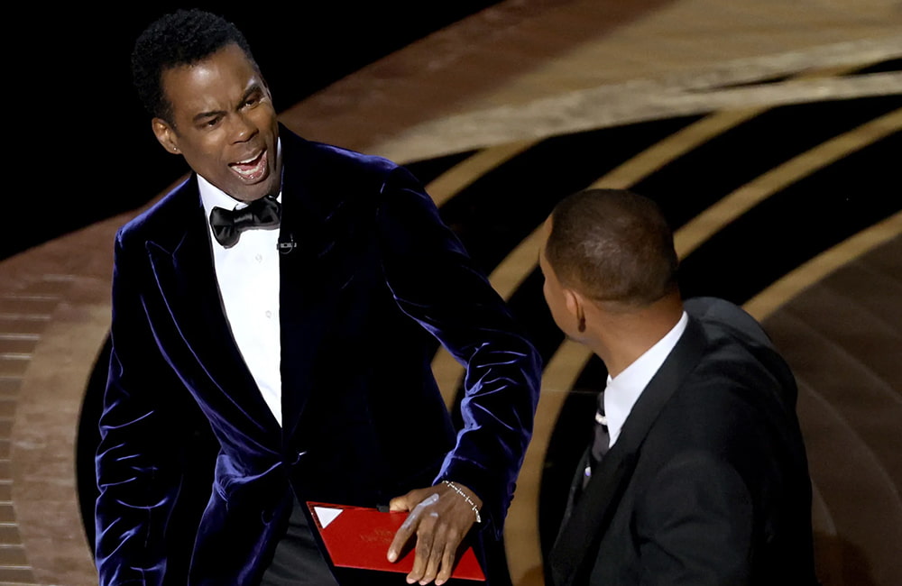 Will Smith slaps Chris Rock