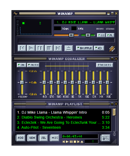 Winamp original skin